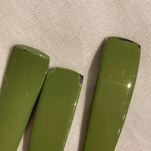 Fiesta spoons with chartreuse handles (8) - Picture 5 of 12